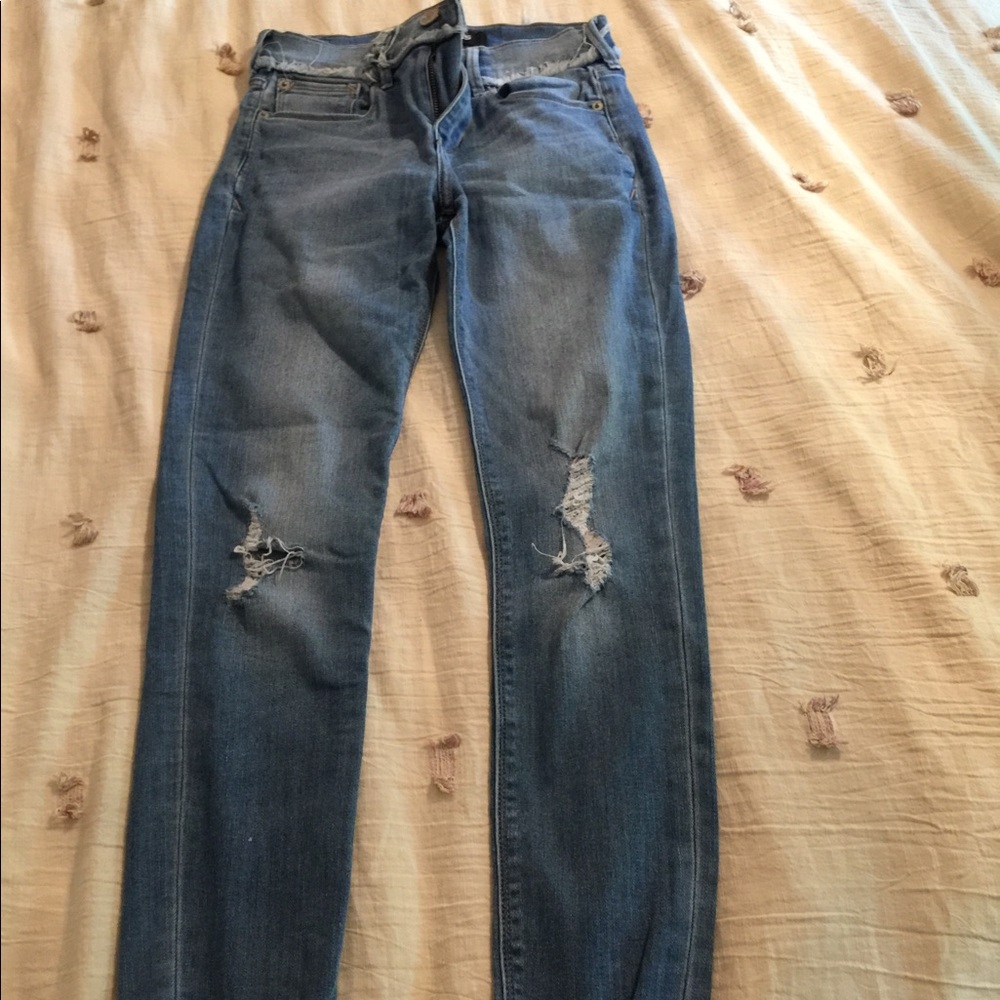 EXPRESS ripped jeans